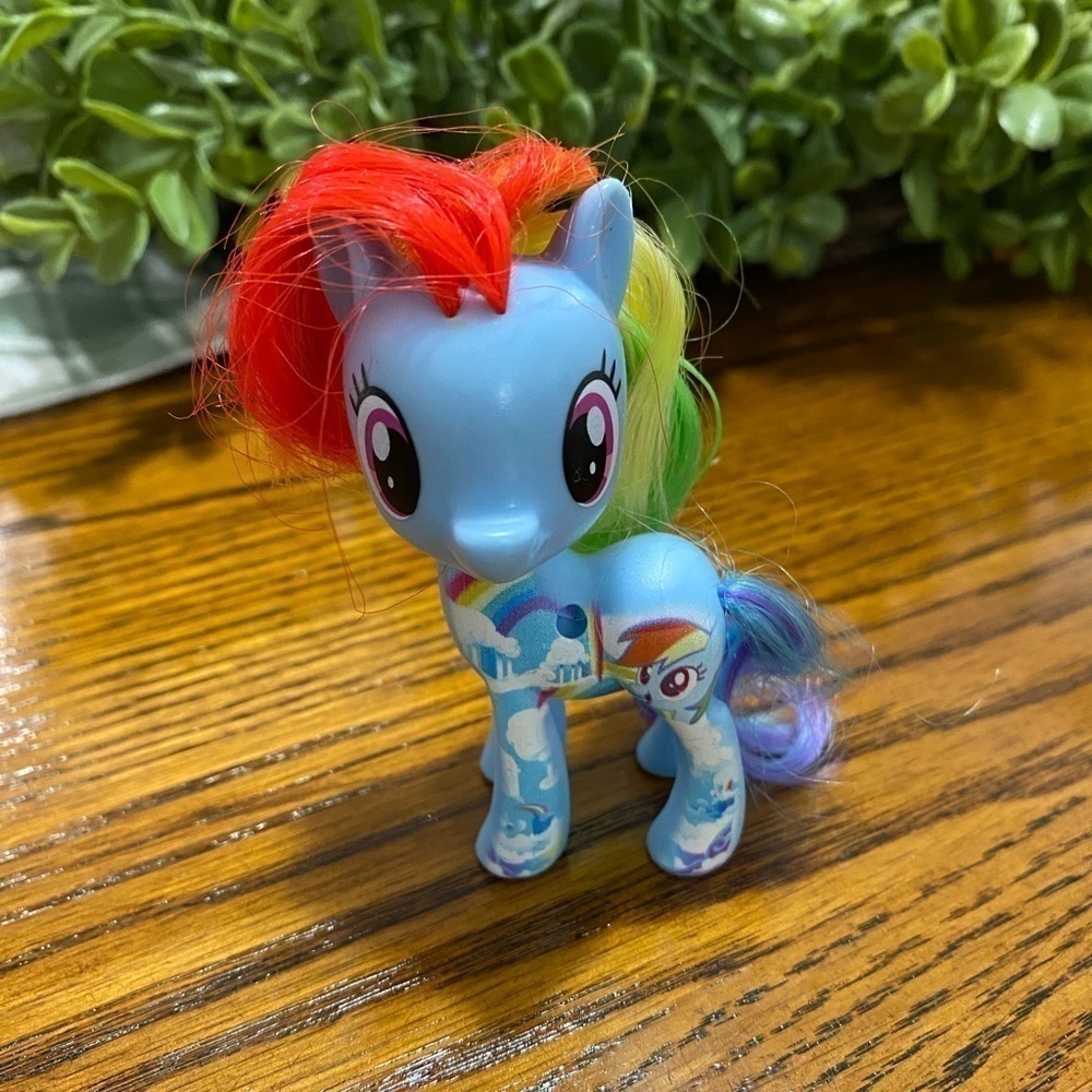 My Little Pony G4 3" 2016 Figure‎ Hasbro Redesign Movie Rainbow Dash Tattoo